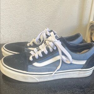 Vans women’s Navy and White Sneakers